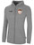 WATERTOWN FC  FULL ZIP FLEECE HOODIE CREST ON WEARERS LEFT CHEST LIGHT HEATHER GREY BLACK