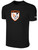 WATERTOWN FC  SHORT SLEEVE COTTON T-SHIRT CREST ON WEARERS CENTER CHEST BLACK WHITE
