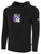 DILLSBURG SC PULLOVER FLEECE HOODIE CREST ON WEARERS CENTER CHEST BLACK WHITE