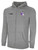 DILLSBURG SC FULL ZIP FLEECE HOODIE CREST ON WEARERS LEFT CHEST LIGHT HEATHER GREY BLACK