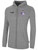 DILLSBURG SC FULL ZIP FLEECE HOODIE CREST ON WEARERS LEFT CHEST LIGHT HEATHER GREY BLACK