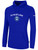 FC WESTLAKE PULLOVER HOODIE LARGE TEAM CREST ON WEARERS CENTER CHEST ROYAL BLUE WHITE