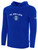 FC WESTLAKE PULLOVER HOODIE LARGE TEAM CREST ON WEARERS CENTER CHEST ROYAL BLUE WHITE