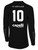 FC WESTLAKE ELITE PITCH STAR LONG SLEEVE GOALKEEPER JERSEY  BLACK WHITE -KIT