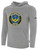 ROCKBRIDGE UNITED SC PULLOVER HOODIE CREST ON WEARERS CENTER CHEST LIGHT HEATHER GREY BLACK
