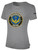 ROCKBRIDGE UNITED SC SHORT SLEEVE COTTON T-SHIRT CREST ON WEARERS CENTER CHEST LIGHT HEATHER GREY BLACK