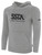 FC ALLIANCE  PULLOVER FLEECE HOODIE FC ALLIANCE ON WEARERS CENTER CHEST LIGHT HEATHER GREY BLACK