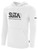 FC ALLIANCE  PULLOVER FLEECE HOODIE FC ALLIANCE ON WEARERS CENTER CHEST WHITE BLACK