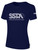 FC ALLIANCE  SHORT SLEEVE COTTON T-SHIRT FC ALLIANCE ON WEARERS CENTER CHEST NAVY WHITE