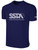 FC ALLIANCE  SHORT SLEEVE COTTON T-SHIRT FC ALLIANCE ON WEARERS CENTER CHEST NAVY WHITE