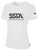 FC ALLIANCE  SHORT SLEEVE COTTON T-SHIRT FC ALLIANCE ON WEARERS CENTER CHEST WHITE BLACK