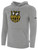 FC ALLIANCE  PULLOVER FLEECE HOODIE CREST ON WEARERS CENTER CHEST LIGHT HEATHER GREY BLACK