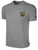 FC ALLIANCE  SHORT SLEEVE COTTON T-SHIRT CREST ON WEARERS LEFT CHEST LIGHT HEATHER GREY BLACK