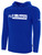 FC ALLIANCE  PULLOVER FLEECE HOODIE FC ALLIANCE WEARERS CENTER CHEST ROYAL BLUE WHITE