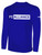 FC ALLIANCE  LONG SLEEVE COTTON T-SHIRT FC ALLIANCE WEARERS CENTER CHEST ROYAL BLUE WHITE