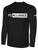 FC ALLIANCE  LONG SLEEVE COTTON T-SHIRT FC ALLIANCE WEARERS CENTER CHEST BLACK WHITE