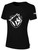 DIABLO VALLEY SHORT SLEEVE COTTON T-SHIRT CREST ON WEARERS CENTER CHEST BLACK WHITE