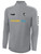DIABLO VALLEY MLS NEXT MADISON 1/4 ZIP  TECHNICAL TRAINING TOP LIGHT GREY WHITE