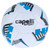 STAR CUBES TEAM MACHINE STITCHED SOCCER BALL NEON BLUE METALLIC SILVER BLACK