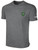 NORTH TEXAS CELTIC FC   SHORT SLEEVE COTTON T-SHIRT CREST ON WARERS LEFT CHEST DARK HEATHER GREY WHITE