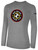 NEW BRITAIN SOCCER  LONG SLEEVE COTTON T-SHIRT CREST ON WEARERS CENTER CHEST LIGHT HEATHER GREY BLACK
