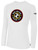 NEW BRITAIN SOCCER  LONG SLEEVE COTTON T-SHIRT CREST ON WEARERS CENTER CHEST WHITE BLACK