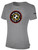 NEW BRITAIN SOCCER  SHORT SLEEVE COTTON T-SHIRT CREST ON WEARERS CENTER CHEST LIGHT HEATHER GREY BLACK