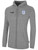 DIAMONDS SA   FULL ZIP HOODIE LIGHT HEATHER GREY BLACK