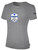 DIAMONDS SA   SHORT SLEEVE COTTON T-SHIRT CREST ON WEARERS FRONT CENTER CHEST LIGHT HEATHER GREY BLACK