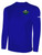 SHORELAKE SC BASICS LONG SLEEVE COTTON T-SHIRT LOGO LEFT CHEST ROYAL BLUE WHITE