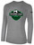 SHORELAKE SC BASICS LONG SLEEVE COTTON T-SHIRT LARGE LOGO CENTER CHEST LIGHT HEATHER GREY BLACK