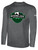 SHORELAKE SC BASICS LONG SLEEVE COTTON T-SHIRT LARGE LOGO CENTER CHEST DARK HEATHER GREY WHITE