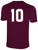 UDA SOCCER BASICS II TRAINING JERSEY MAROON WHITE