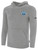 UDA SOCCER PULLOVER FLEECE  HOODIE CREST ON WEARERS LEFT CHEST  LIGHT HEATHER GREY