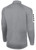 AUGUSTA UNITED SOCCER CLUB MADISON 1/4 ZIP TECHNICAL TRAINING TOP LIGHT GREY WHITE