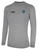 AUGUSTA UNITED SOCCER CLUB BASICS II LONG SLEEVE TRAINING TOP LIGHT HEATHER GREY BLACK