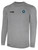 AUGUSTA UNITED SOCCER CLUB BASICS II LONG SLEEVE TRAINING TOP LIGHT HEATHER GREY BLACK