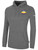 REFEREE BASICS FLEECE HOODIEDARK HEATHER GREY WHITE - ASRA