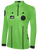 OFFICIAL REFEREE LONG SLEEVE JERSEY WITH ZIPPER REFEREE GREEN BLACK - ASRA