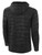 REFEREE BASICS I CAMO EMBOSSED HOODIE BLACK WHITE - ASRA