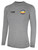 REFEREE BASICS II LONG SLEEVE TRAINING TOP LIGHT HEATHER GREY BLACK - ASRA