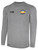 REFEREE BASICS II LONG SLEEVE TRAINING TOP LIGHT HEATHER GREY BLACK - ASRA