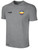 REFEREE BASICS II SHORT SLEEVE TRAINING TOP LIGHT HEATHER GREY BLACK - ASRA