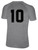 SMITHTOWN KICKERS  BASICS II TRAINING JERSEY LIGHT HEATHER GREY  BLACK