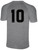 SMITHTOWN KICKERS  BASICS II TRAINING JERSEY LIGHT HEATHER GREY  BLACK