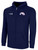 SMITHTOWN KICKERS FULL ZIP HOODIE CREST ON WEARERS LEFT CHEST & SMITHTOWN SLAMMERS SPONSOR LOGO ON LOWER BACK NAVY WHITE