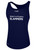 SMITHTOWN KICKERS RACER BACK TANK SMITHTOWN SLAMMERS SPONSOR LOGO CENTER CHEST NAVY