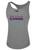 SMITHTOWN KICKERS RACER BACK TANK SMITHTOWN SLAMMERS SPONSOR LOGO CENTER CHEST LIGHT HEATHER GREY