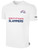 SMITHTOWN KICKERS SHORT SLEEVE COTTON T-SHIRT CREST ON WEARERS LEFT CHEST & SMITHTOWN SLAMMERS SPONSOR LOGO CENTER CHEST WHITE BLACK