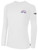 SMITHTOWN KICKERS LONG SLEEVE COTTON T-SHIRT CREST ON WEARERS LEFT CHEST WHITE BLACK